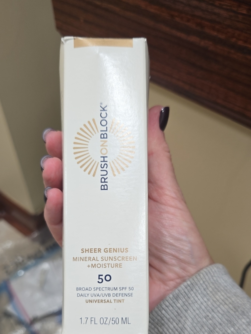 Pack Of 2 Sheer Genius Mineral Sunscreen SPF 50 - Universal Tint (White/Gold)